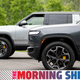Two Rivian R1S SUVs